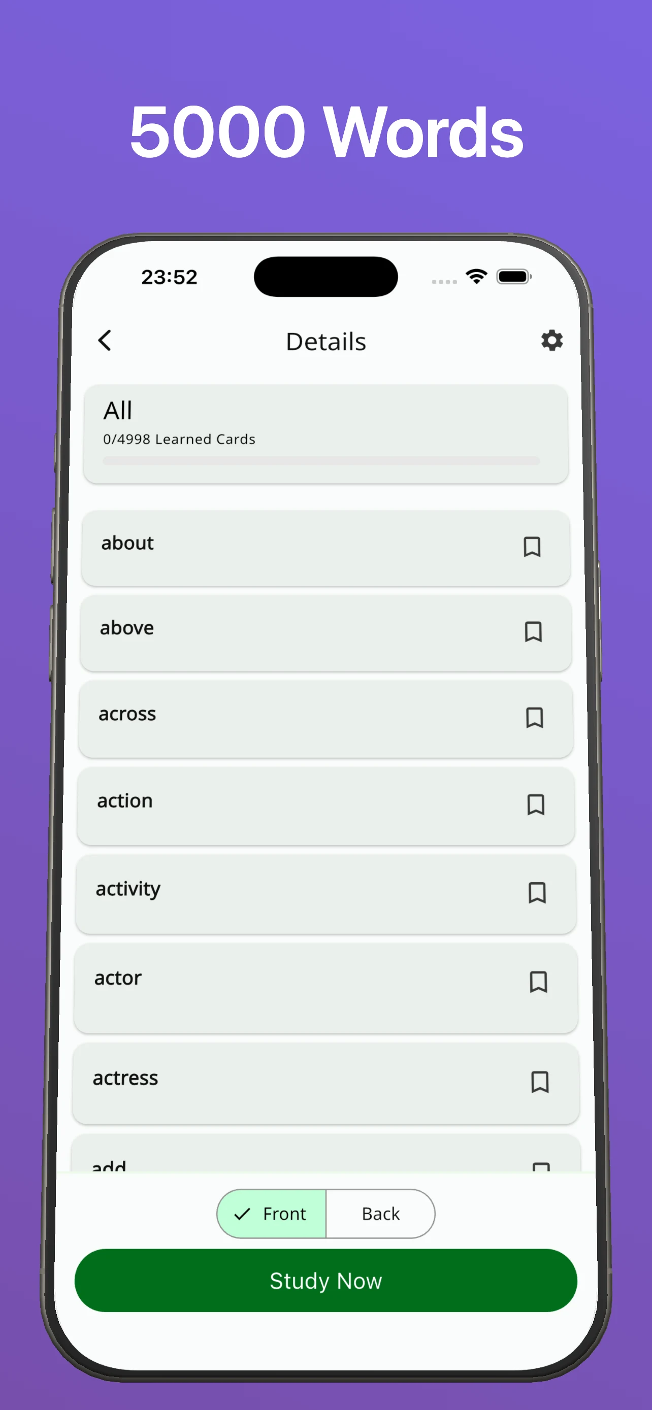 5000 English Words screenshot
